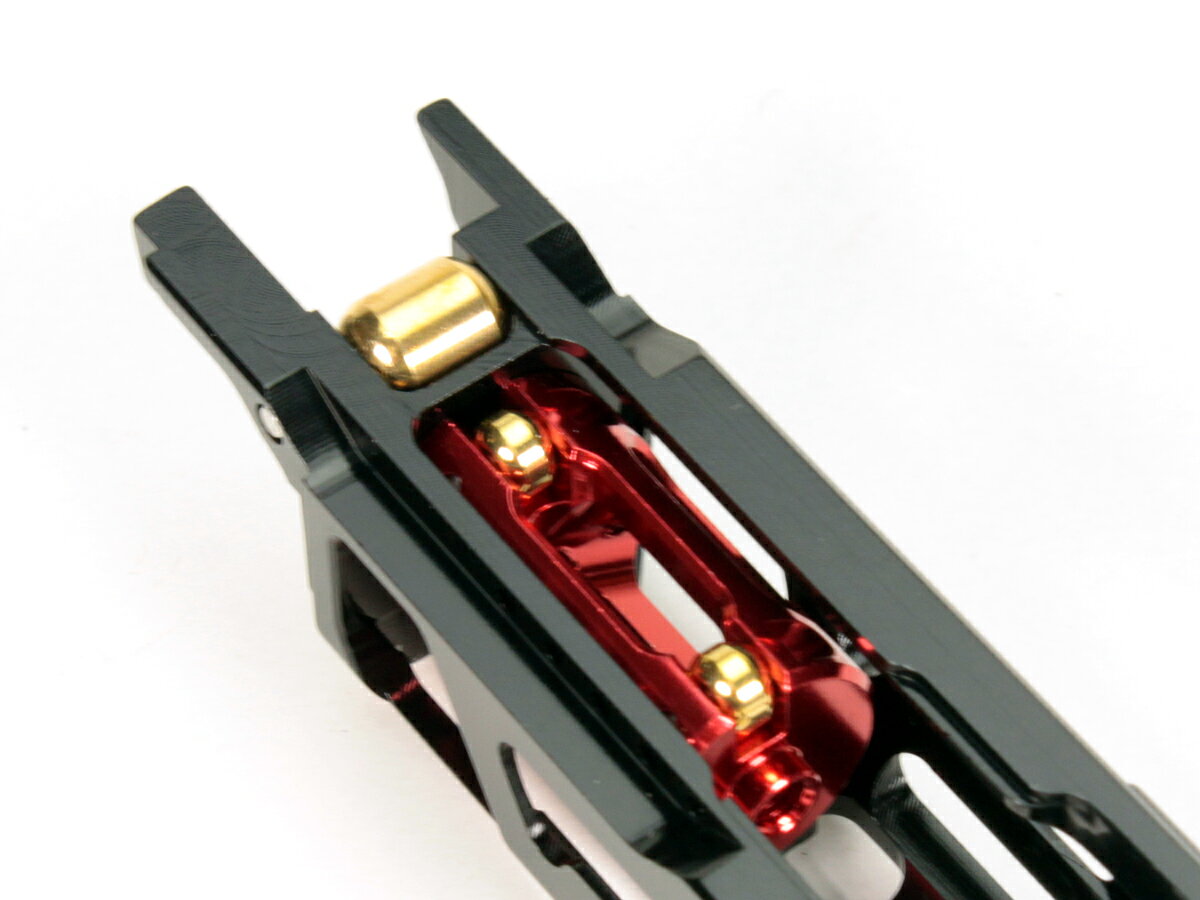 サイドアームズのTTI AIRSOFT 東京マルイ HI-CAPA/1911シリーズ共用 HOT WHEELSゼロフリクションライトウェイトブローバックハウジング BK｜アングル2