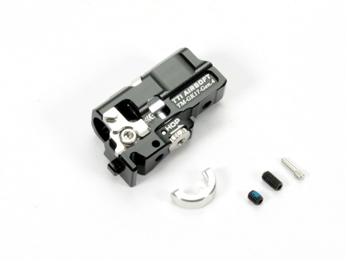 TTI AIRSOFT 東京マルイ Glock17Gen4専用 TDCホップアップチャンバー アルミ Black