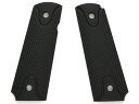 Linville Grips 1911系フルサイズグリップ Statia ダイヤモンドカット ブラックペーパー