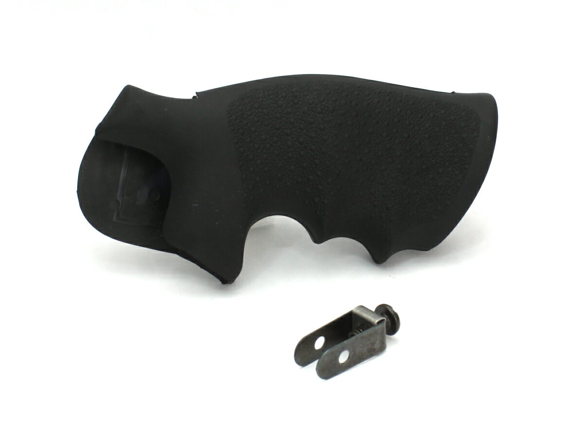Rakuten - Hogue S&W K&Lフレーム スクエアバット用ラバーグリップ Black