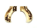 LEATHER ART KEIN HWS製M1877ライトニング用スタッグホーンフェイクグリップ(3)