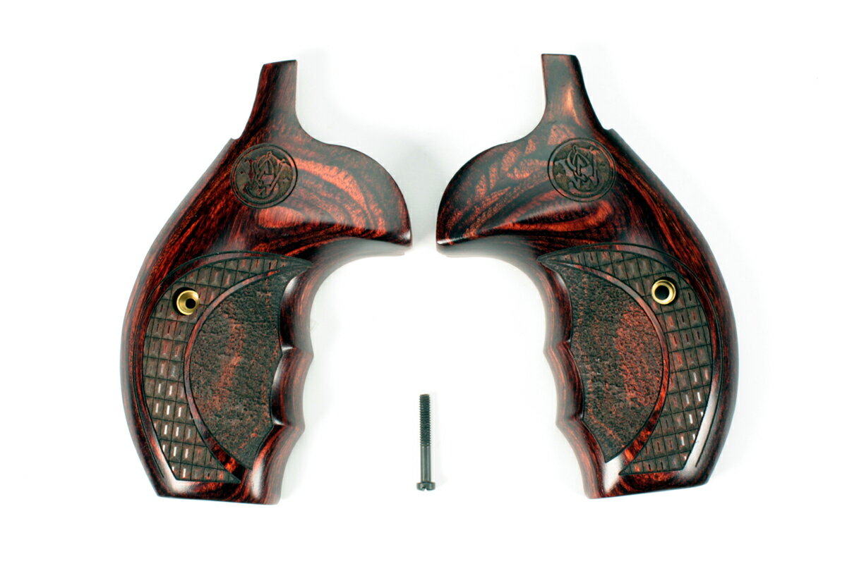 Altamont Smith&Wesson K/Lフレームラウンドバット COMBAT CrocbackStippleグリップ スーパーローズ