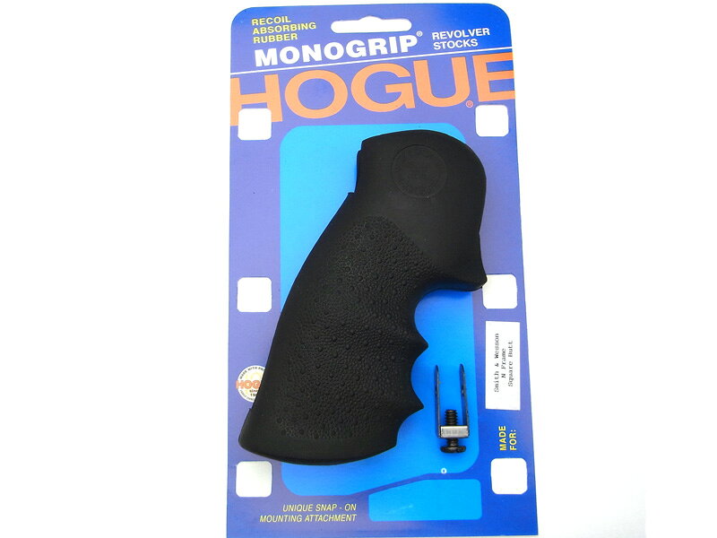 Hogue S&W Nフレーム スクエアバット用ラバーグリップ Black
