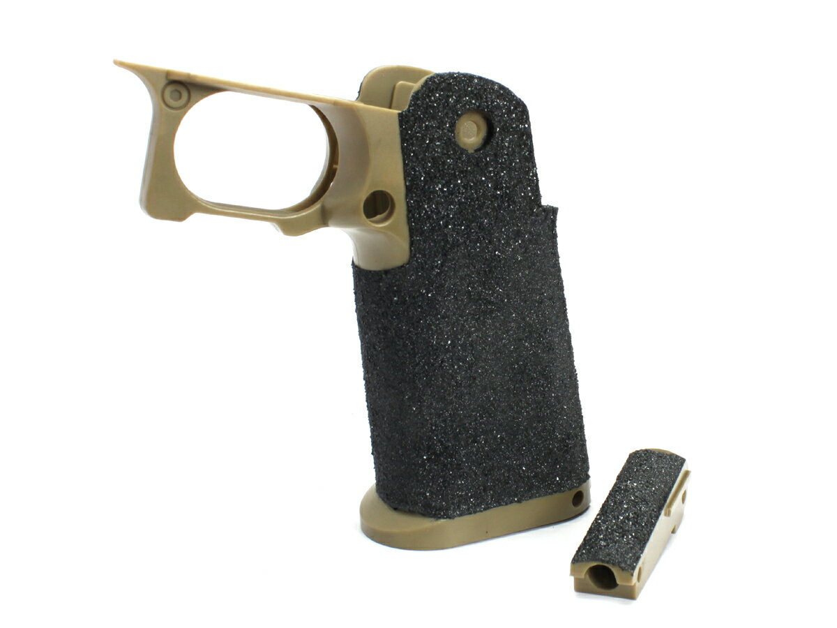 NB 東京マルイ Hi-CAPAシリーズ対応COWCOWグリップベース シリコンカーバイドカスタムグリップ FDE 商品説明 COWCOW TECHNOLOGY 東京マルイHi-CAPAシリーズ対応カスタムグリップに、実銃同様のシリコンカー...