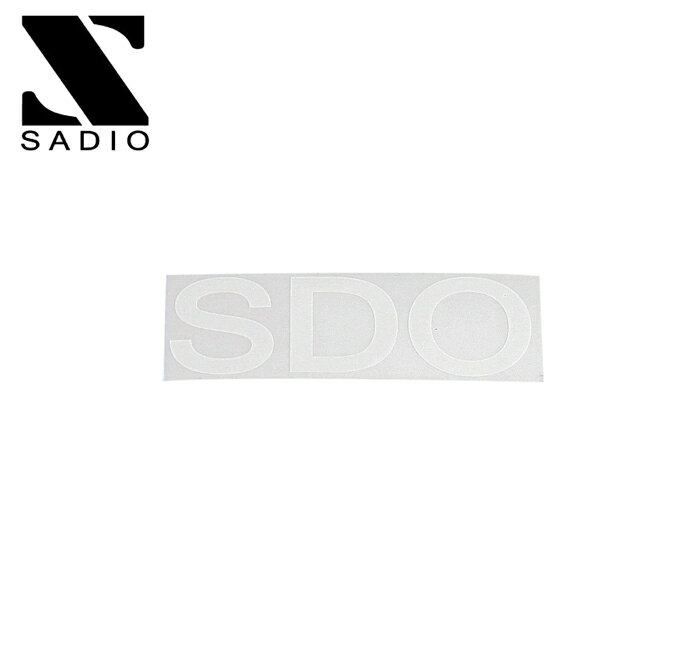 SADIO ǥ ƥå STICKER #11 (H20mm x W60mm)WHITE ڥ᡼бġ