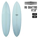 YU CLASSIC ワイユークラシック RU QUATTRO 6'10 アールユー クワトロ サーフボード サーフィン ハンドシェイプ