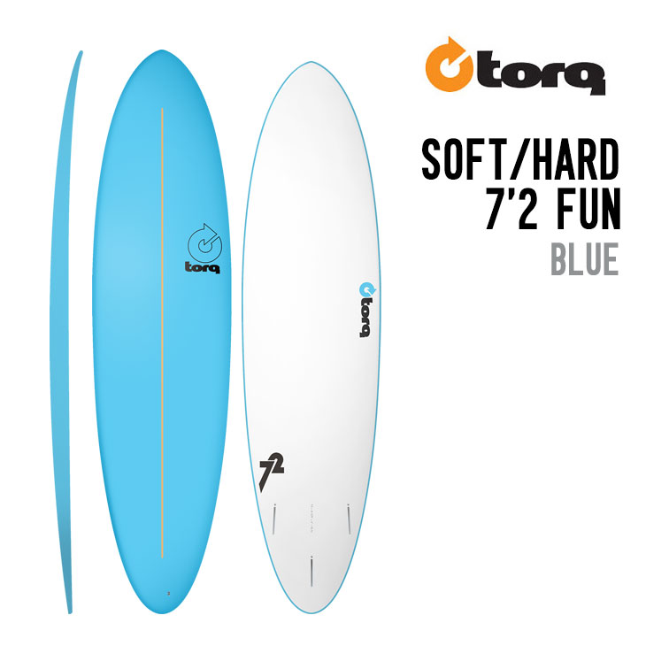 TORQ SURFBOARDS トルク サーフボード SOFT/HARD 7'2 FUN ソフト ハード ファン サーフィン