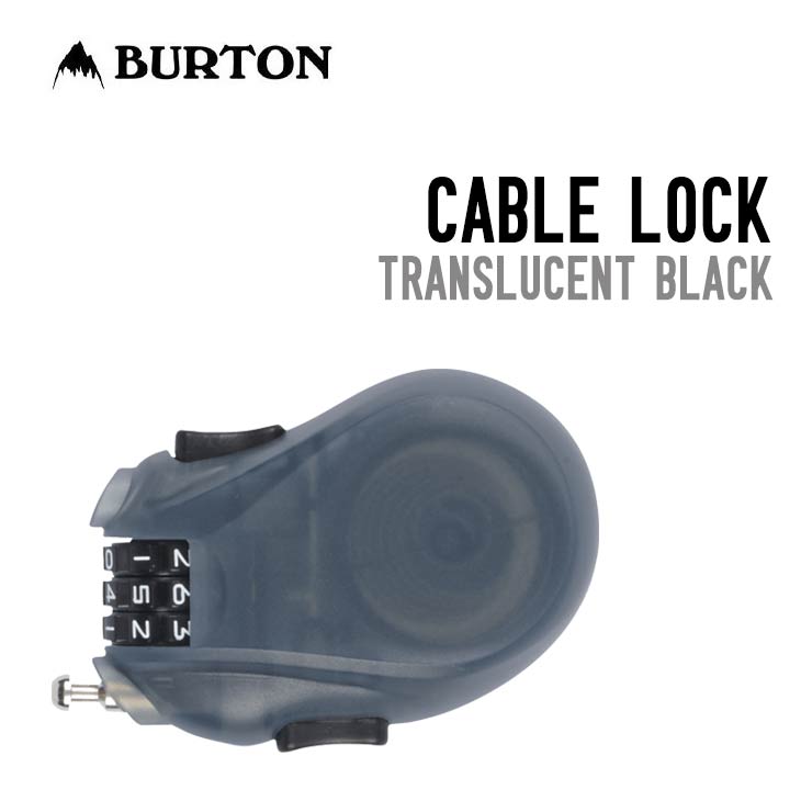 BURTON バートン CABLE LOCK ケーブルロック 正規品 盗難防止 ロック付き 軽量 携帯