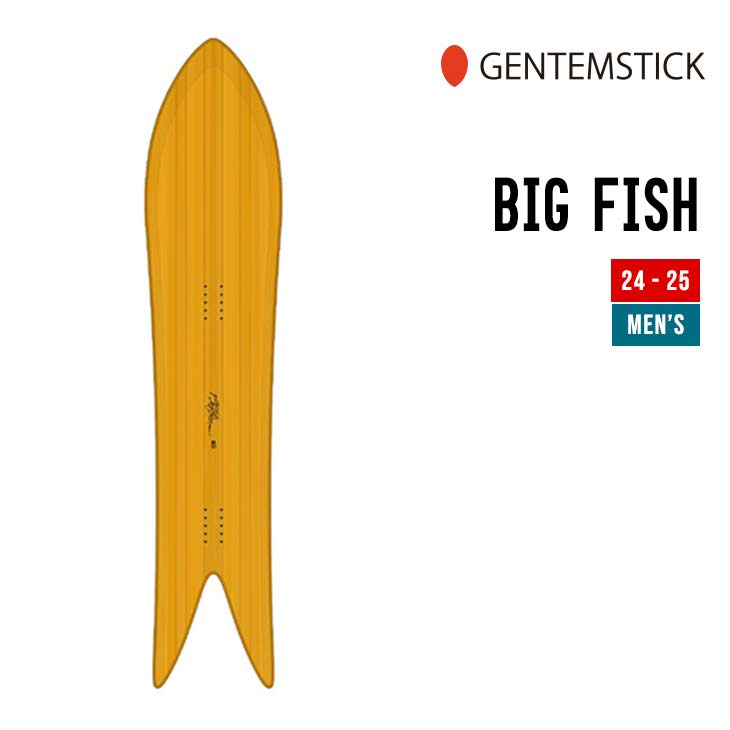 GENTEMSTICK ゲンテンスティック 24-25 BIG FISH ビッグフィッシュ 早期予約 特典多数 2024-2025 スノーボード スノーサーフ