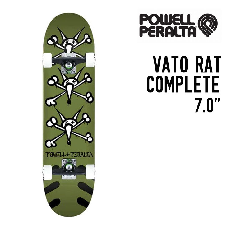 VATO RAT COMPLETE ヴァート ラット POWELL PERALTA パウエルペラルタ スケートボード キッズ 子供用
