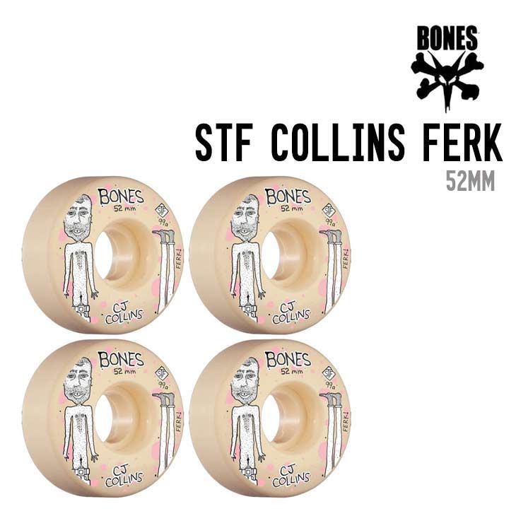 BONES ボーンズ STF COLLINS FERK エスティーエフ コリンズ フェルク 正規品 スケートボード スケボー ウィール ストリート