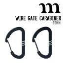 MURACO ムラコ WIRE GATE CARABINER ワイヤー ゲート カラビナ 正規品 キャンプ アウトドア 65mmサイズ 2個セット