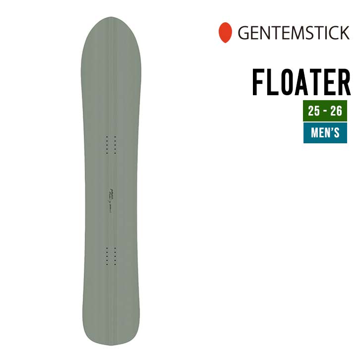 GENTEMSTICK �Q���e���X�e�B�b�N 25-26 FLOATER �t���[�^�[ 2025-2026 �X�m�[�{�[�h �X�m�[�T�[�t �����Y