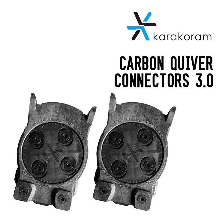 KARAKORAM カラコラム CARBON QUIVER CONNECTORS 3.0 カーボン クイバー コネクター 3.0 早期予約 スノーボード ビンディング ソリッドボード用