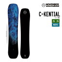 NOVEMBER ノベンバー 25-26 C-KENTIAL シーケンシャル 2025-2026 早期予約 スノーボード パウダー メンズ