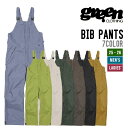 GREEN CLOTHING グリーンクロージング 25-26 BIB PANTS ビブパンツ 早期予約 2025-2026 スノーボード スノーウェア ユニセ...