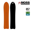 MOSS モス 25-26 Q57 キュウゴーナナ 早期予約 2025-2026 スノーボード フリーラン メンズ