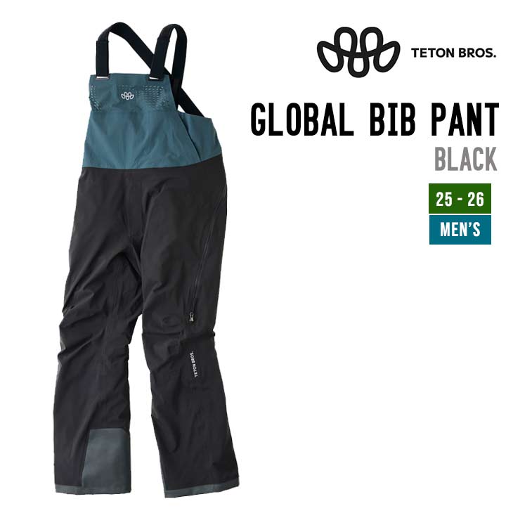 TETON BROS. �ƥ����ȥ�֥��� 25-26 GLOBAL BIB PANT �������Х� �ӥ� �ѥ�� ���Ρ��ܡ��� ������ ������ ��� �ѵ������...
