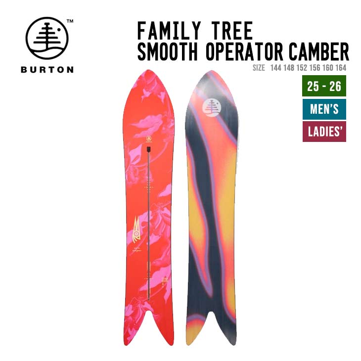 BURTON o[g 25-26 FAMILY TREE SMOOTH OPERATOR t@~[ c[ X[X Iy[^[ Xm[{[h Ki 2025-2026 jZ...
