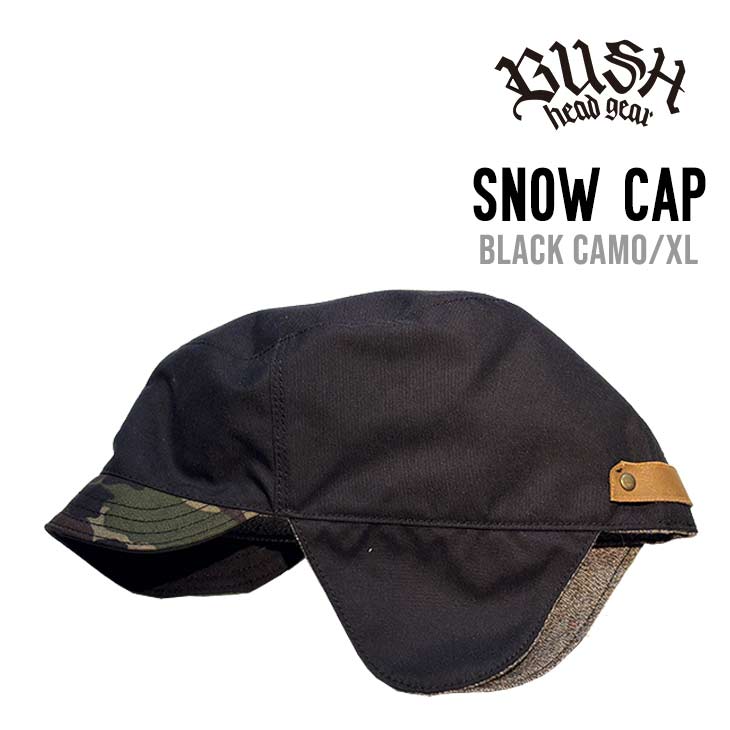 Rakuten - SNOW CAP スノーキャップ BUSH HEAD GEAR ブッシュヘッドギア スノーボード 帽子 国産