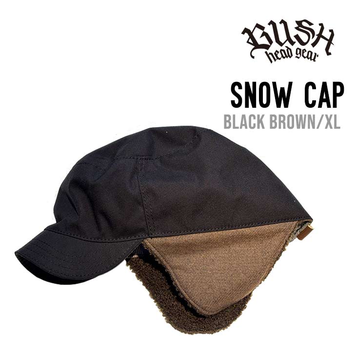 SNOW CAP スノーキャップ BUSH HEAD GEAR ブッシュヘッドギア スノーボード 帽子 国産...
