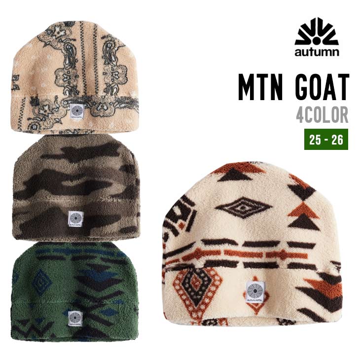 Rakuten - AUTUMN オータム MTN GOAT マウンテンゴート スノーボード 正規品 帽子 ニット ビーニー