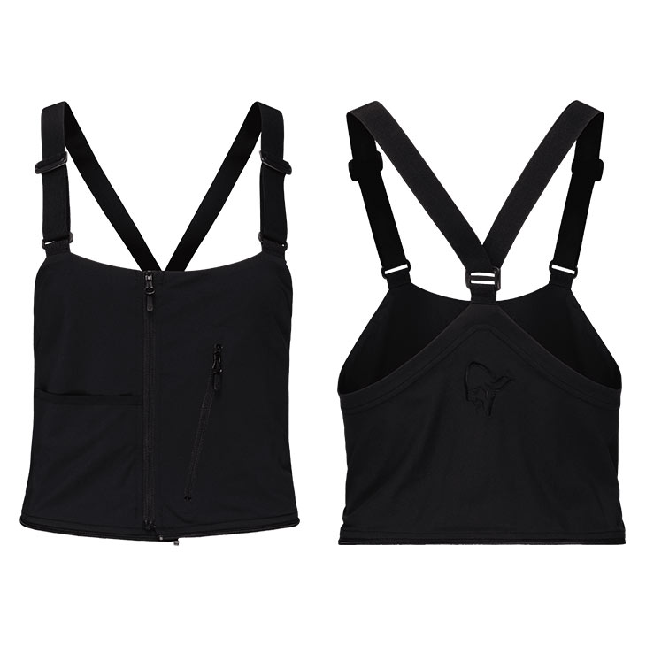 【SIDECAR】SURF&SNOWのNORRONA ノローナ SKI/SNOWBOARD ZIP-IN BIB フレックス1 スキー/スノーボード ジップイン ビブ スノーボード レディース 正規品 ジップイン機能 収納ポケット｜アングル2