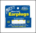 MACK'S マックス 耳栓 PILLOW SOFT EARPLUGS 2SET入り【メール便対応可】