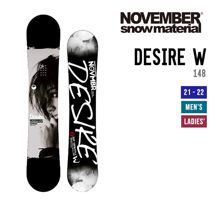 NOVEMBER �m�x���o�[ 22 DESIRE W �X�m�[�{�[�h �f�U�C�A �_�u�� �_�u���L�����o�[ �O���g��