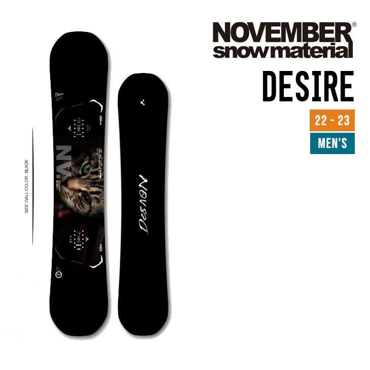 NOVEMBER �m�x���o�[ 23 DESIRE �X�m�[�{�[�h �f�U�C�A �O���g�� �t���[�X�^�C��