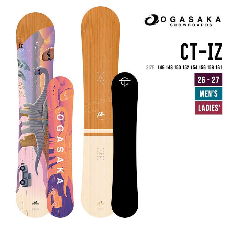 OGASAKA �I�K�T�J 26-27 CT-IZ �X�m�[�{�[�h ���{�� �J�[�r���O �X�m�{ �@�I�[�����E���h