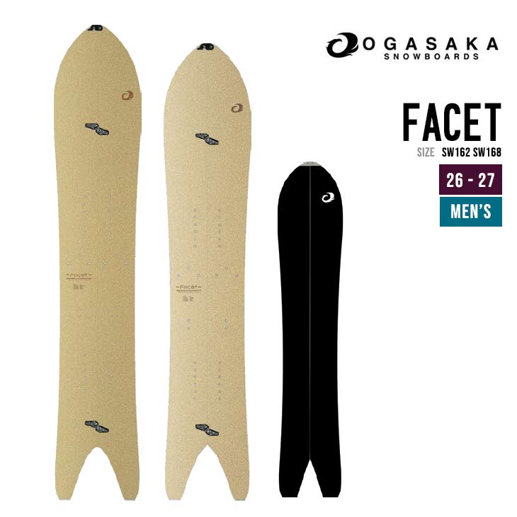 OGASAKA �I�K�T�J 26-27 FACET SW �X�m�[�{�[�h ���{�� �J�[�r���O �X�m�{ �X�v���b�g�{�[�h