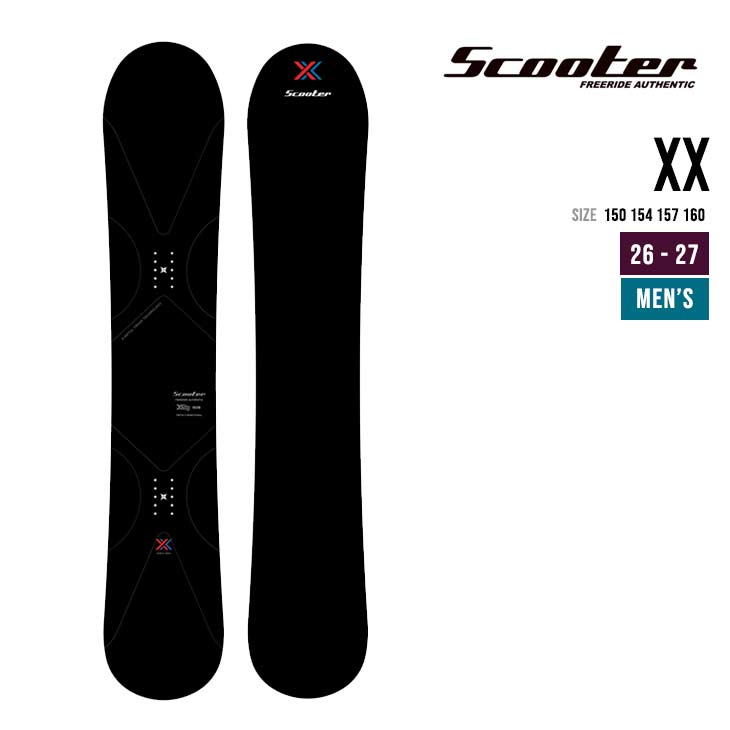 SCOOTER �X�N�[�^�[ 26-27 XX �X�m�[�{�[�h ���{�� 2026-2027