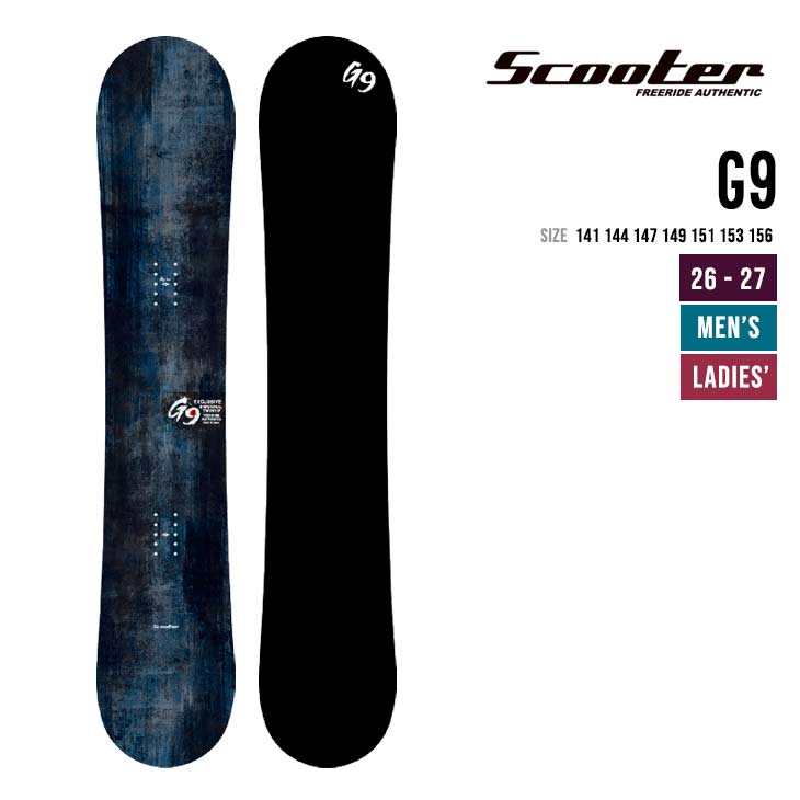 SCOOTER �X�N�[�^�[ 26-27 G9 �X�m�[�{�[�h ���{�� 2026-2027