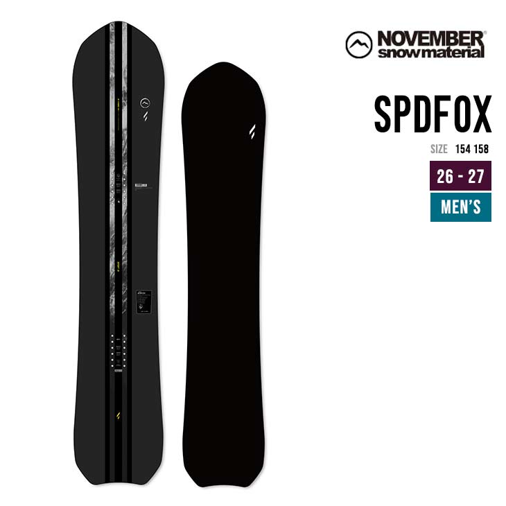 NOVEMBER �m�x���o�[ 26-27 SPDFOX �X�s�[�h�t�H�b�N�X �j���[���f�� �X�m�[�{�[�h ���{�� ���Y ���i��