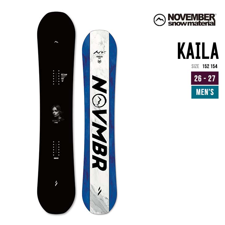 NOVEMBER �m�x���o�[ 26-27 KAILA �J�C�� �X�m�[�{�[�h ���{�� ���Y ���i��