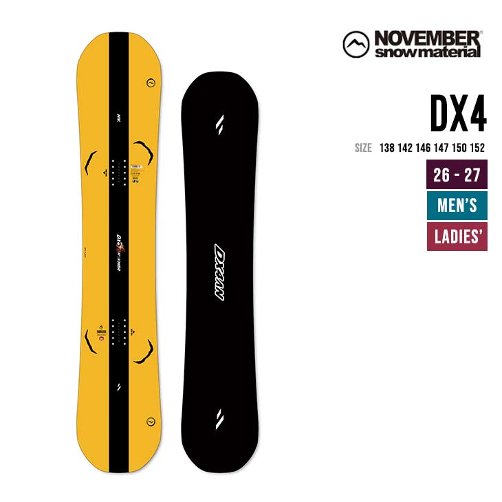 NOVEMBER �m�x���o�[ 26-27 DX4 �f�B�[�G�b�N�X�t�H�[ �X�m�[�{�[�h ���{�� ���Y �O���g�� �W�u �����g��