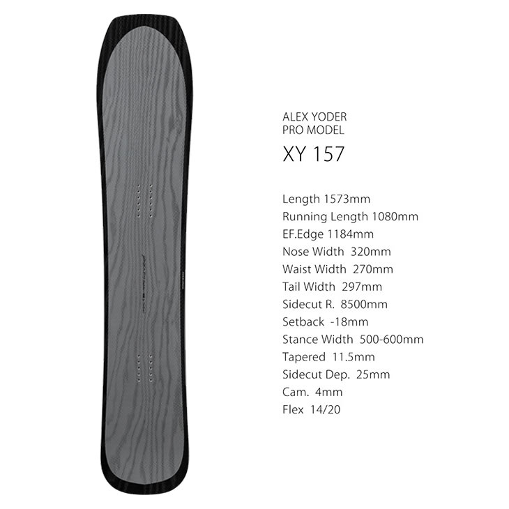 GENTEMSTICK ゲンテンスティック 26-27 XY 157 ALEX YODER エックスワイ 2026-2027...