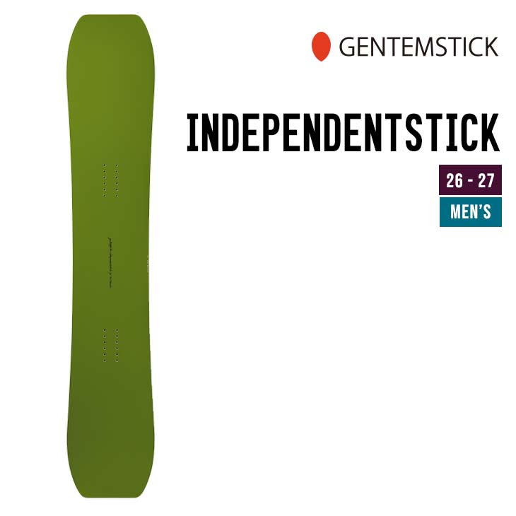 GENTEMSTICK �Q���e���X�e�B�b�N 26-27 INDEPENDENTSTICK �C���f�B�y���f���g�X�e�b�N 2026-2027 �X�m�[�{�[�h �����Y