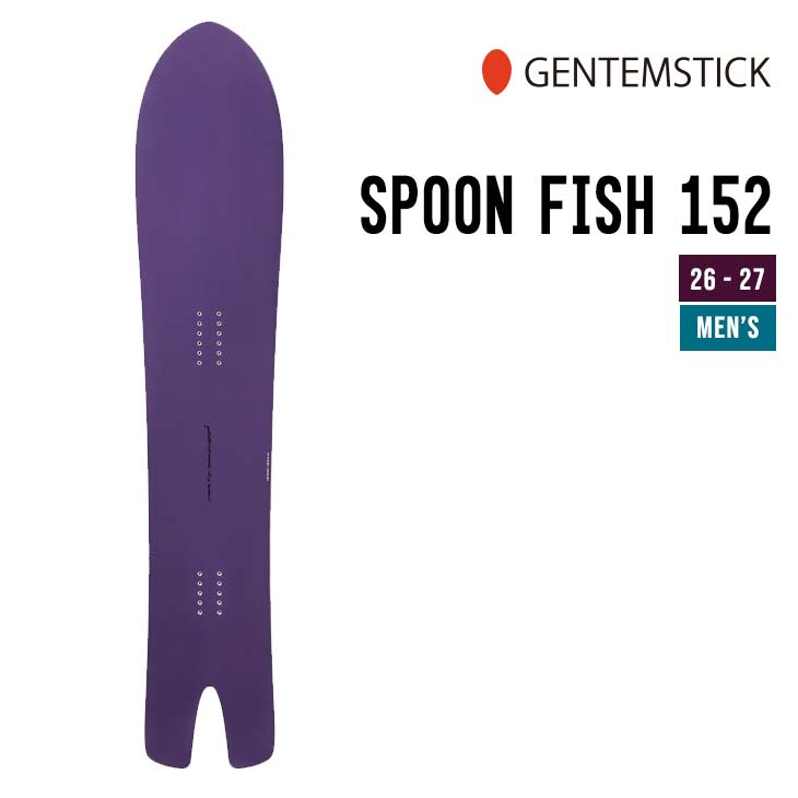 Iron - GENTEMSTICK ゲンテンスティック 26-27 SPOON FISH 152 スプーン フィッシュ 2026-2027 スノーボード メンズ