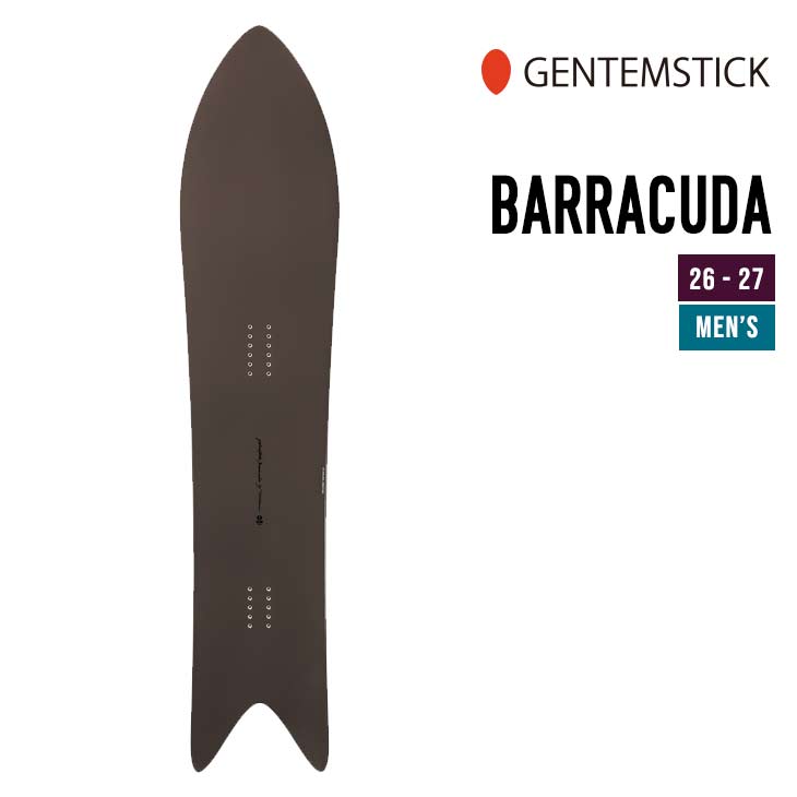Iron - GENTEMSTICK ゲンテンスティック 26-27 BARRACUDA バラクーダ 2026-2027 スノーボード メンズ