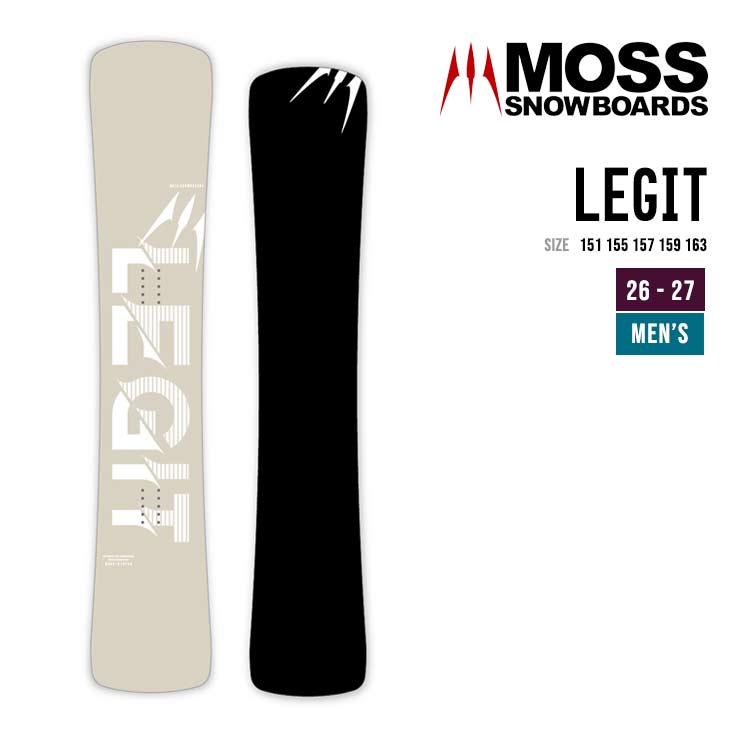 MOSS SNOWBOARD ���X 26-27 LEGIT ���W�b�g �X�m�[�{�[�h2026 2027