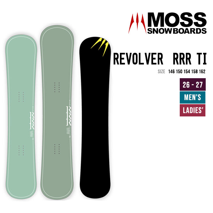 MOSS SNOWBOARD ���X 26-27 REVOLVER RRR TI �X�m�[�{�[�h2026 2027