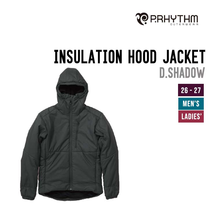 Satoru - P.RHYTHM プリズム 26-27 INSULATION HOOD JACKET スノーボードインサーレーション 保温着 ジャケット メンズ レディース