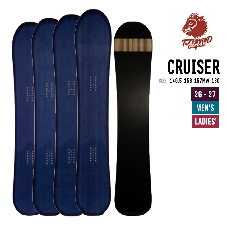 TJ BRAND �e�B�[�W�F�[�u�����h 26-27 CRUISER �N���[�U�[ �X�m�[�{�[�h
