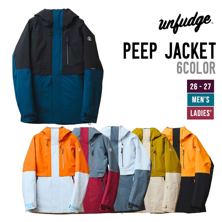 Jacket - unfudge アンファッジ 26-27 PEEP JACKET スノーボード ウェア メンズ レディース