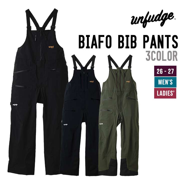 Men'S Wear - unfudge アンファッジ 26-27 BIAFO BIB PANTS スノーボード ウェア メンズ レディース