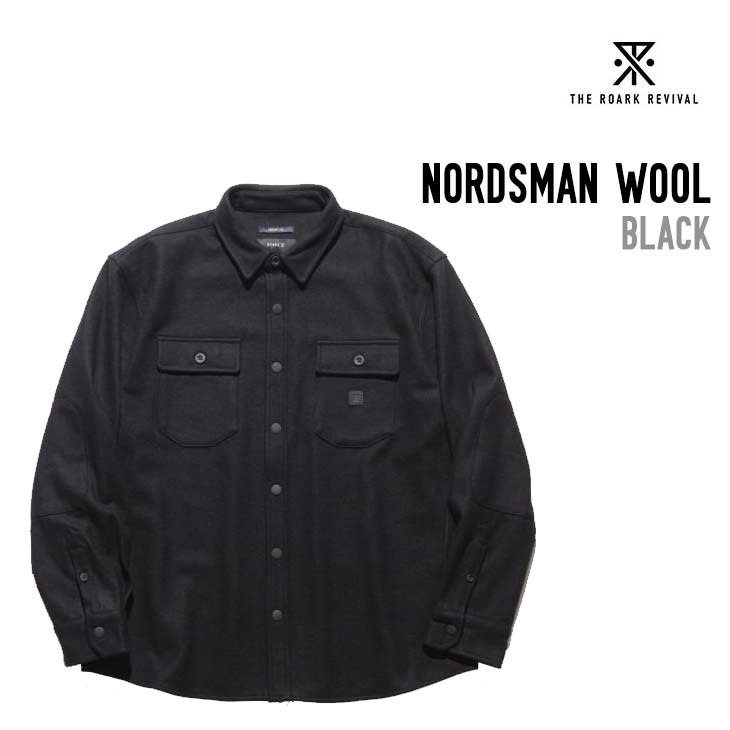 ROARK ロアーク NORDSMAN WOOL ノーズマン ウール メンズ 長袖シャツ