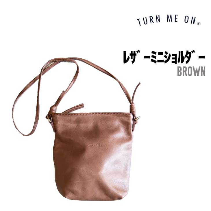 樂天商城 - TURN ME ON ターンミーオン レザーミニショルダー バッグ