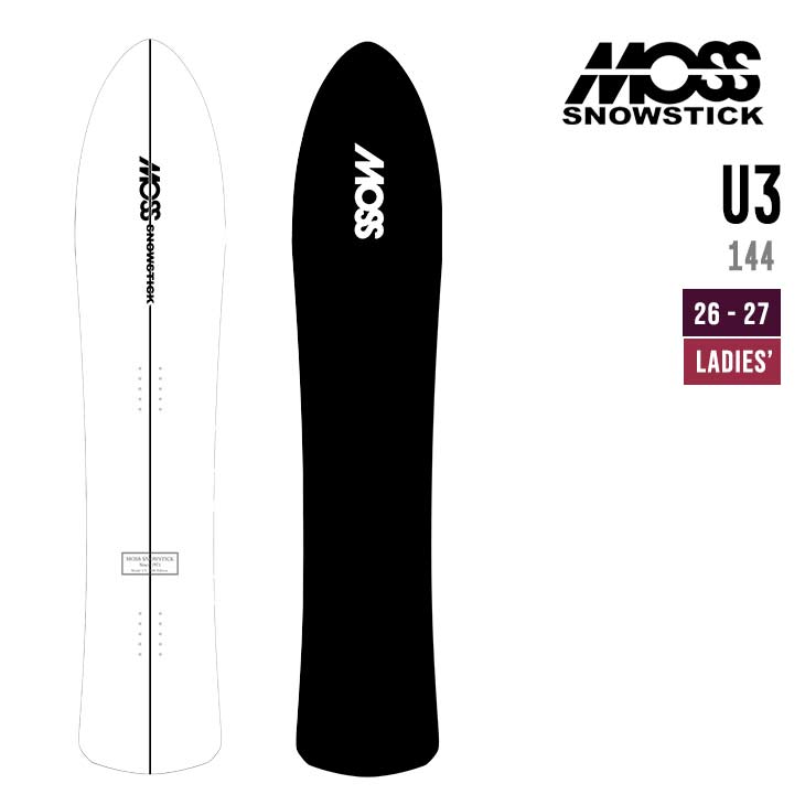 MOSS SNOWSTICK ���X�X�m�[�X�e�B�b�N 26-27 U3 �X�m�[�{�[�h ���f�B�[�X �����p